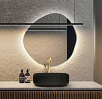 Зеркало с LED подсветкой для ванной модель №1