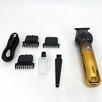 Машинка для стрижки мужская VGR V-989 / Машинка для стрижки волос беспроводная / Триммер PG-676 для усов