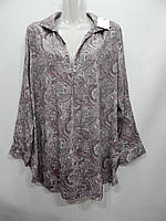 Блузка фирменная женская вискоза Hana UKR р. 50-52 055бр (только в указанном размере, только 1 шт)