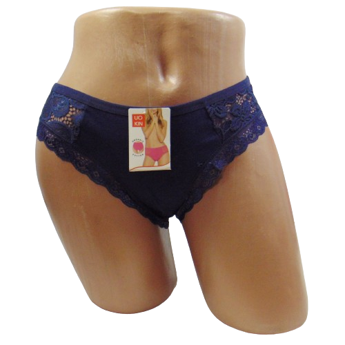 Трусики з мереживом Uokin 3499 2XL сині