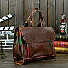 Класична чоловіча сумка для документів офісна, чоловічий діловий портфель для роботи, планшета, фото 8