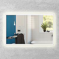 Зеркало на стену для ванной с подсветкой модель №2