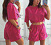 Яскравий жіночий костюм футболка і шорти, фото 2