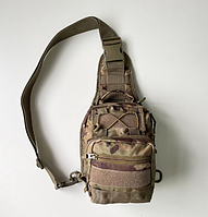 Тактична сумка через плече Мультикам, Сумка бананка тактична для військових ЗСУ DAYZ