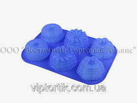 Силіконова форма — M06 — Асорті квіткове No1