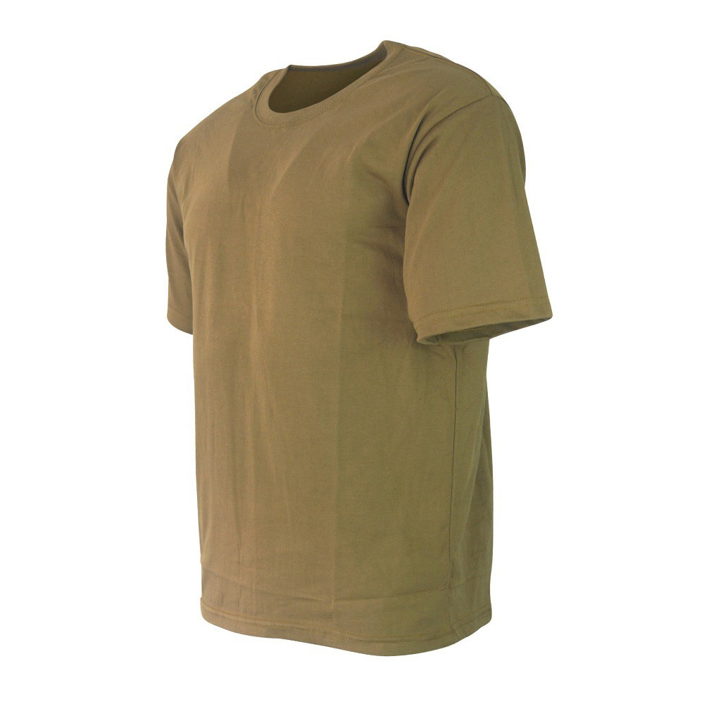 Футболка тактична Plain 100% cotton Kombat UK койот
