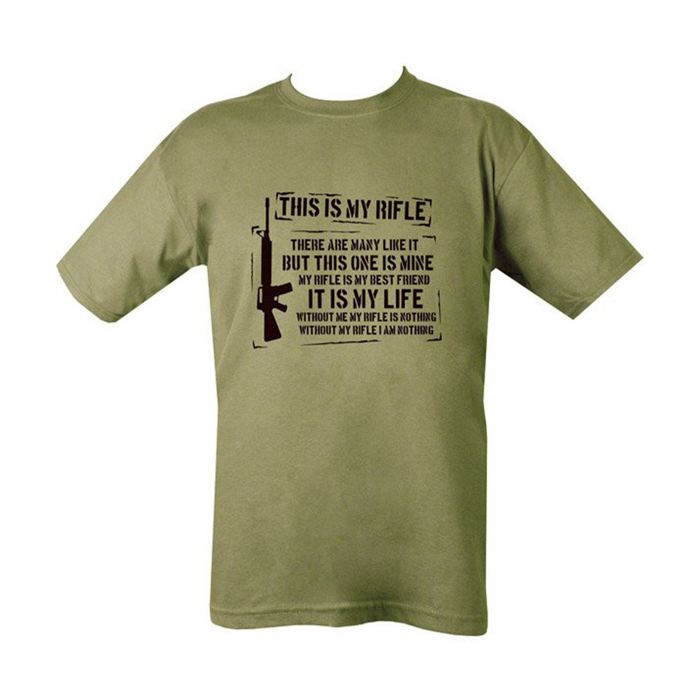 Футболка Kombat UK This Is My Rifle олива