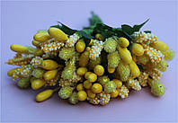 Тычинки желтые реалистичное и великолепное дополнение к шикарным букетам из мыльных цветов