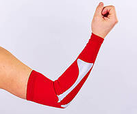 Нарукавник компрессионный рукав для спорта Zelart BC-5667 цвет красный pm