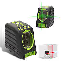 Лазерный уровень huepar box-1g нивелир батарейки (без кронштейна) зеленый луч