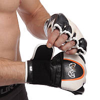Перчатки для смешанных единоборств MMA кожаные RIV MA-3305 размер XL цвет черный ar