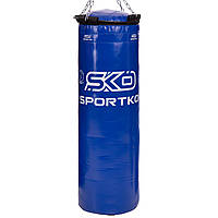 Мешок боксерский Цилиндр с кольцом и цепью ЭЛИТ SPORTKO MP-22 цвет синий ar