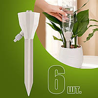 Комплект для автономного краплинного поливу рослин із регульованою швидкістю подачі води (набір із 6 штук)