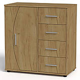 Комод 4-1-1 Ательє світлий Компаніт (88х45х91 см), фото 10