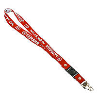 Шнурок для ключей на шею YAMAHA Zelart M-4559-6 цвет красный ar