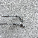 Плічка білизняні металеві срібло, фото 4