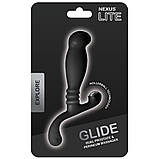 Масажер простати Nexus Glide Black для новачків, ультрастимулюючий, з масажером промежини G001, фото 3