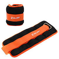 Утяжелители-манжеты для рук и ног Zelart FI-2502-3 цвет оранжевый ar