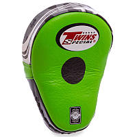 Лапа вигнута для боксу та єдиноборств TWINS PML10 колір зелений pm