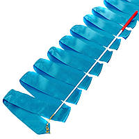 Лента для художественной гимнастики с палочкой Lingo C-3248 цвет синий ar