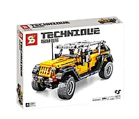 Конструктор джип SY Block 8203, 601 деталь, инерция