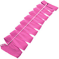 Лента для художественной гимнастики с палочкой Lingo C-5516 цвет светло-розовый ar