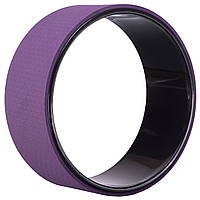 Колесо для йоги Record Fit Wheel Yoga FI-7057 цвет черный-фиолетовый pm