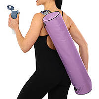 Сумка-чохол для килимка KINDFOLK Yoga bag Zelart FI-6876 колір фіолетовий pm