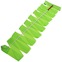 Лента для художественной гимнастики с палочкой Lingo C-1762 цвет зеленый ar