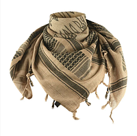 Тактический шарф шемаг с Трезубцем Койот, шарф для лица, арафатка, военный шарф DAYZ