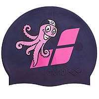 Шапочка для плавания детская ARENA MULTI JUNIOR CAP 06 AR-91233-20 цвет темно-фиолетовый pm