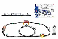 Железная дорога с пультом управления (локомотив, световые и звуковые эффекты, 2 вагона, 81 деталь) 2807Y-