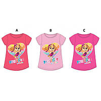 Футболки для девочек оптом, Дисней, размеры 3-8 лет, арт.PAW-G-T-SHIRT-239