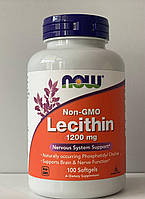 NOW Foods, соевый лецитин, Lecithin 1200 мг, 100 капсул