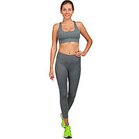 Костюм спортивный женский для фитнеса и тренировок лосины и топ V&X WX1170-CK1166 размер M цвет оливковый ar