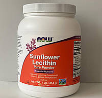 NOW Foods, Подсолнечный лецитин, чистый порошок, 454 г