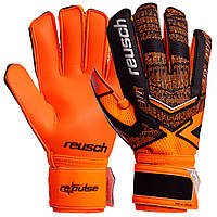 Перчатки вратарские с защитой пальцев REUCH FB-882 размер 10 цвет оранжевый pm