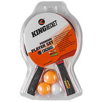 Ракетка для настольного тенниса King Backet 2 шт и 3 шарика 6000-1