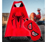 Комплект карнавальний червоно-чорний Спайдермен (накидка + маска)