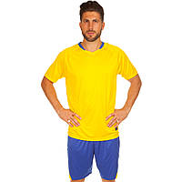 Форма футбольная Lingo LD-5022 размер 2XL цвет желтый-синий ar