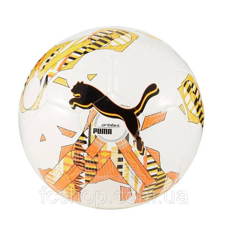 Футбольний м'яч PUMA Orbita 6 MS 084267-03, Білий, Розмір (EU) — 5