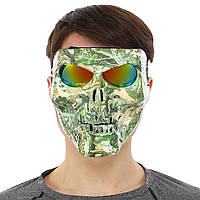Защитная маска Zelart MZ-6 цвет зеленый pm