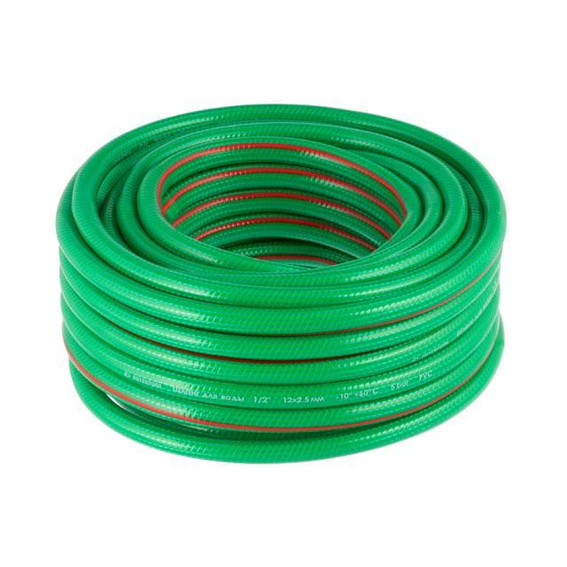 Шланг для води чотиришаровий, 1/2", 50 м, армований, PVC INTERTOOL GE-4106