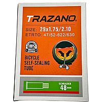Trazano камера 29х1.75/2.10 47/52-622/630 Schrader (AV) 48мм с антипрокольной жидкостью(2729)