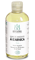 Олія масажна Medicafarm Арніка з екстрактами берези та верби 250 мл Органічна масажна олія