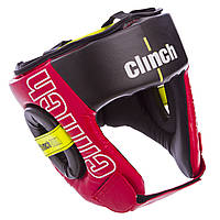Шлем боксерский открытый CLINCH C142 размер XL цвет красный ar