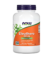 Элеутерококк, Eleuthero, женьшень, Now Foods, 500 мг, 250 капсул (NOW-04033)