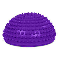 Полусфера массажная балансировочная Zelart Balance Kit FI-1726 цвет фиолетовый pm