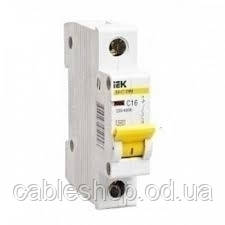 Автоматичний вимикач ВА47-29 1P 16A 4,5 кА х-ка C ІЕК