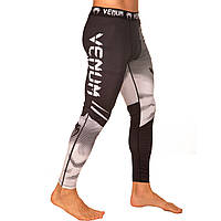 Компрессионные штаны тайтсы для спорта VNM 8236 размер 2XL цвет черный-белый pm